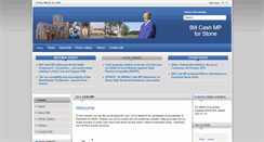 Desktop Screenshot of billcashmp.co.uk